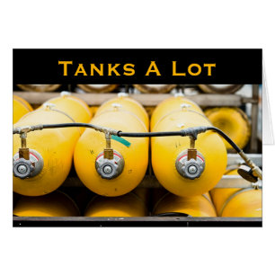 Tanks A Lot Scuba Card