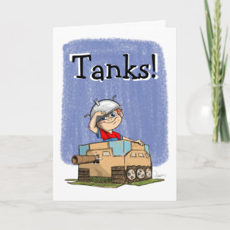 Tanks! Thank You Card