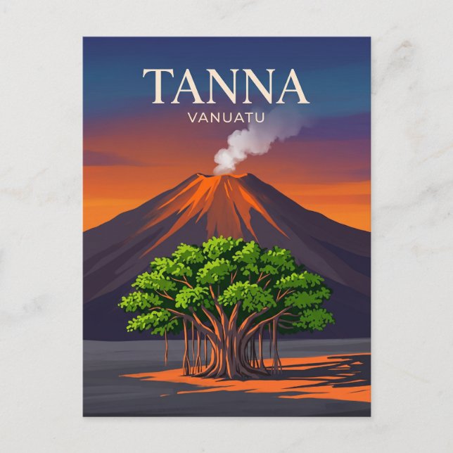 Tanna Island Vanuatu Postcard (Front)