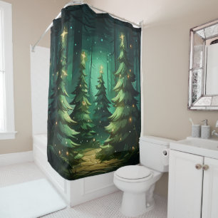 Tannenbaum Radiance Shower Curtain