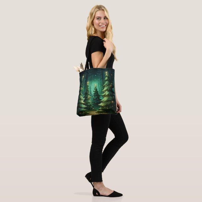 Tannenbaum Radiance Tote Bag (On Model)