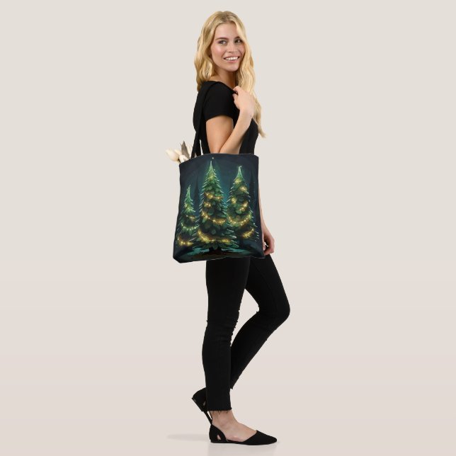 Tannenbaum Radiance Tote Bag (On Model)