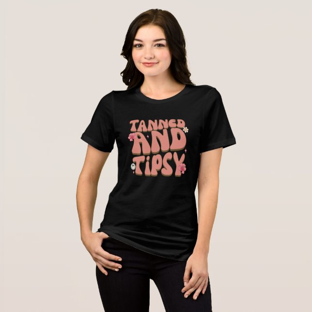 Tanner and Tipsy Tri-Blend Shirt (Front Full)