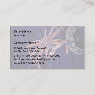 Tanner Crab Business Card