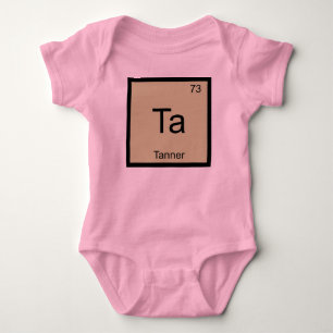 Tanner Name Chemistry Element Periodic Table Baby Bodysuit
