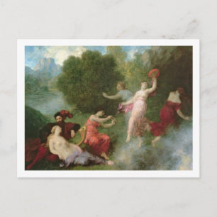 Tannhauser on the Venusberg, 1864 (oil on canvas) Postcard