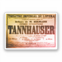 Tannhäuser vintage poster (in French)