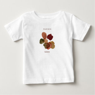 tannin inspired leaf art baby T-Shirt