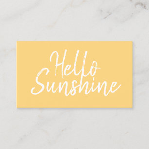 Tanning / beauty salon modern minimalist business  card