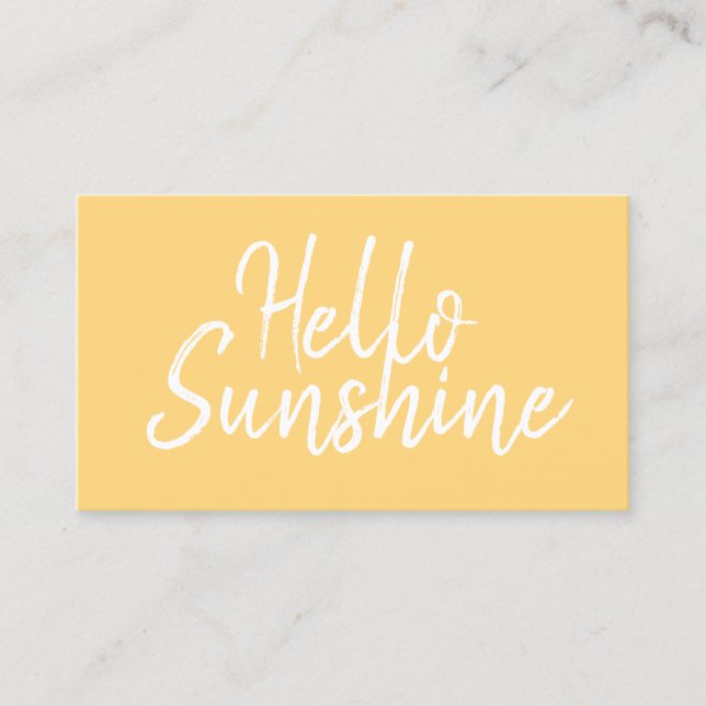 Tanning / beauty salon modern minimalist business  card (Front)