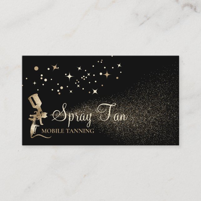 Tanning Business Card (Front)