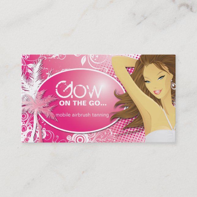 Tanning Salon Business Card (Front)