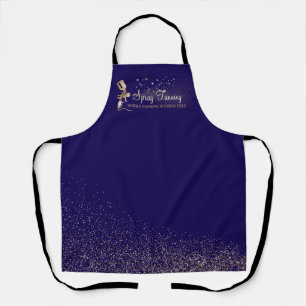 Tanning Spray Paint navy Apron