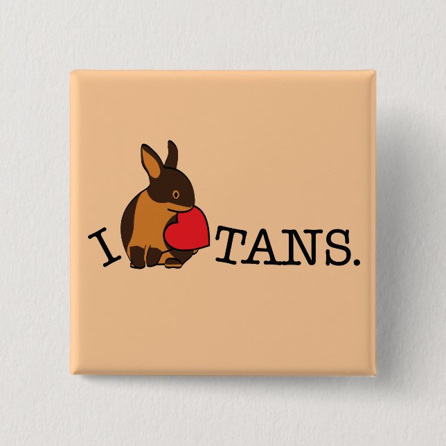 TANS! 15 CM SQUARE BADGE (Front)