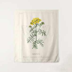 Tansy and Swallowtail Tapestry