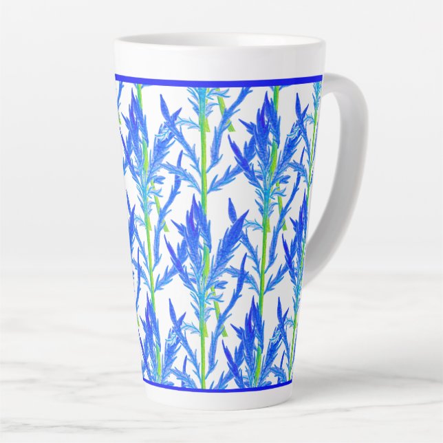 Tansy (L) on a Large Latte Mug (Right Angle)