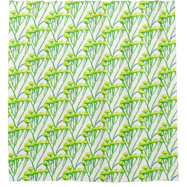 Tansy on a Shower Curtain (Front)