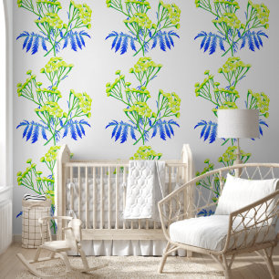 Tansy on a wallpaper