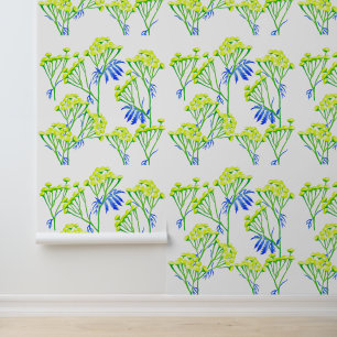 Tansy on a wallpaper