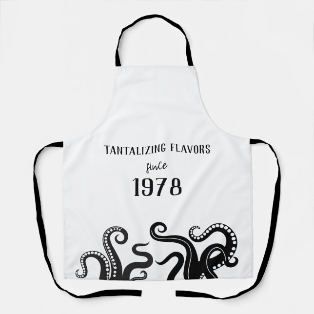 Tantalising Flavours All-Over Print Apron (Front)