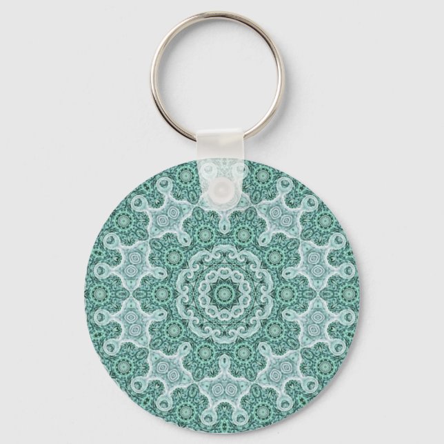 Tantalising in teal keychain (Front)