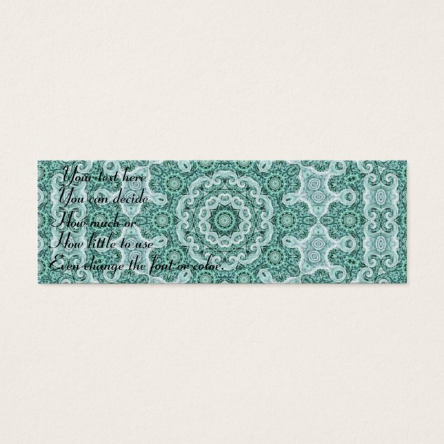 Tantalising in teal profile card (Front)