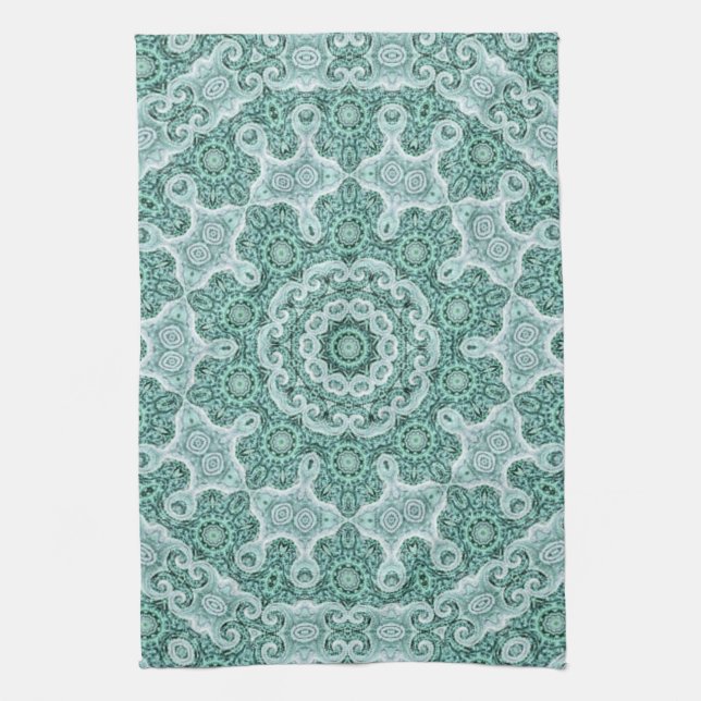 tantalising in teal tea towel (Vertical)