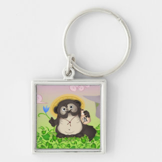 Tanuki keychain