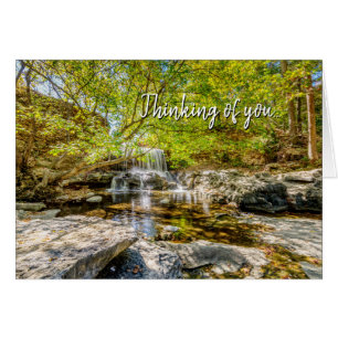 Tanyard Creek Waterfall In Fall Thinking of You