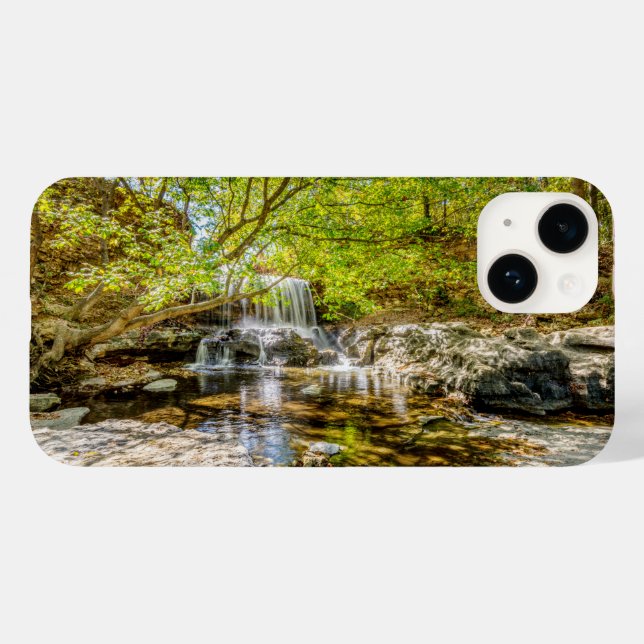 Tanyard Creek Waterfall In The Fall Case-Mate iPhone Case (Back (Horizontal))