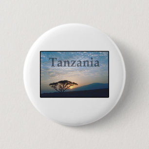 Tanzania 6 Cm Round Badge