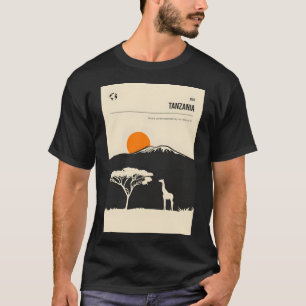 Tanzania Africa Book Cover Travel Poster T-Shirt