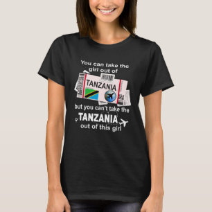 Tanzania Boarding Pass  Tanzania Girl  Tanzania T-Shirt