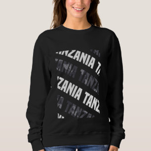 Tanzania Camo Pattern Grey Camouflage Sweatshirt