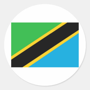 Tanzania Classic Round Sticker