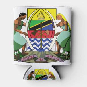 tanzania emblem can cooler