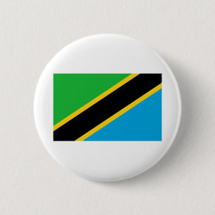 Tanzania Flag 6 Cm Round Badge