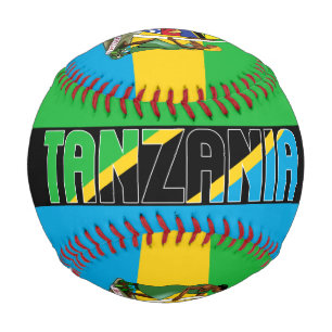 Tanzania Flag and Coat of Arms Patriotic Baseball