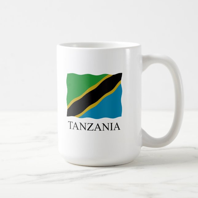 Tanzania flag coffee mug (Right)