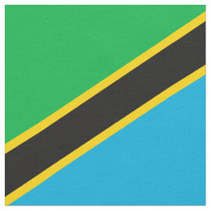 Tanzania flag fabric