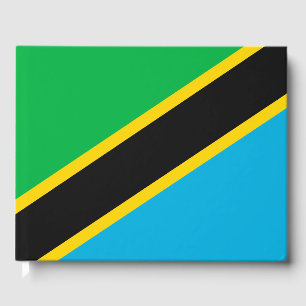 Tanzania flag guest book
