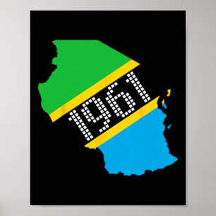 Tanzania Flag Independence Day  Poster