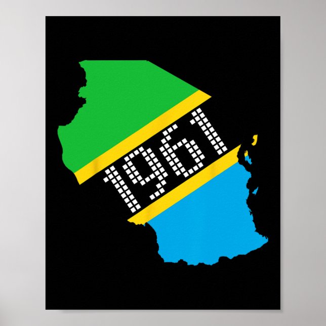 Tanzania Flag Independence Day  Poster (Front)