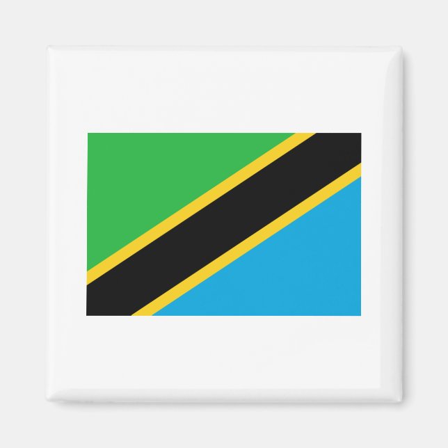Tanzania FLAG International Magnet (Front)