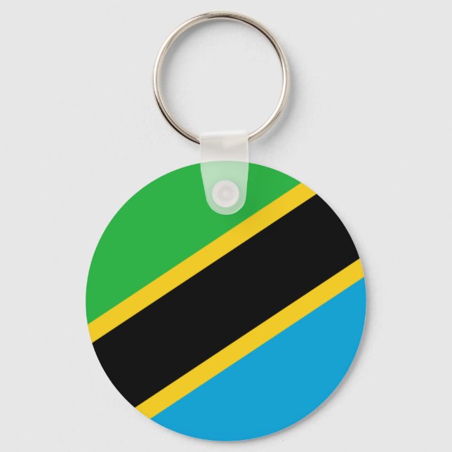 tanzania flag key ring (Front)