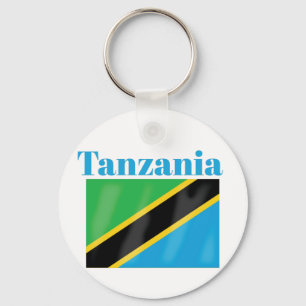Tanzania Flag  Key Ring