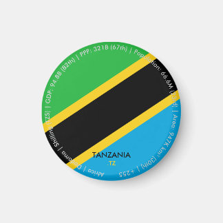 Tanzania Flag Magnet
