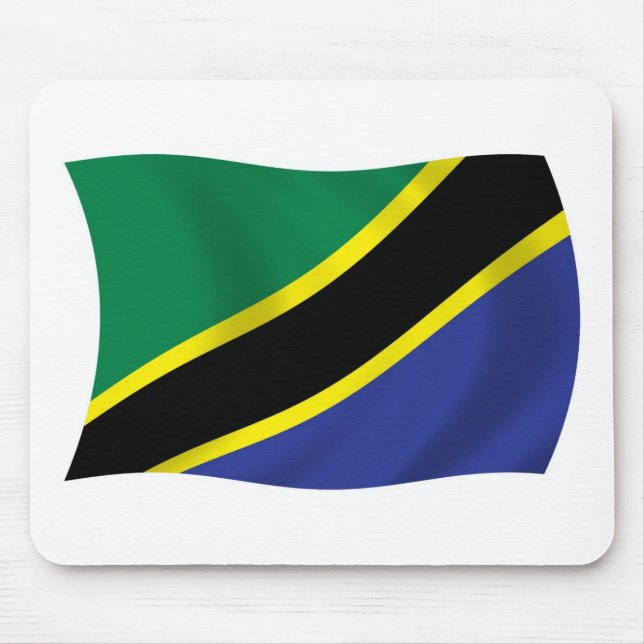Tanzania Flag Mousepad (Front)