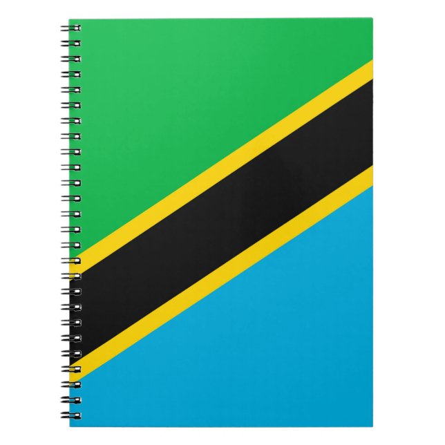 Tanzania flag notebook (Front)