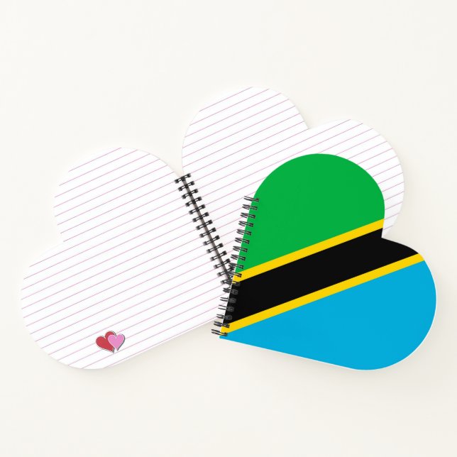 Tanzania flag notebook (Inside)